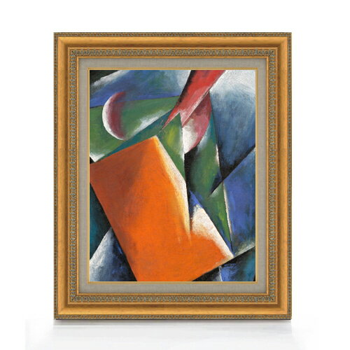 抽象畫 - 【油絵 直筆仕上げ】ポポワ 建築絵画 F6 【額入り】 絵画 販売 6号 油彩 抽象画 558×467mm 複製画 送料無料 プレゼント ギフト 開店祝い 開業祝い 退職祝い 新築祝い リビング 玄関 モダン アートフレーム 壁掛け