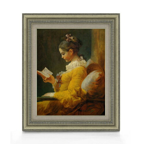 絵自体（キャンバス）の大きさ　410×318mm 表面アクリル透明保護板　額縁吊り紐　付属 ※一部在庫商品は早期出荷可能の場合がございます。 お急ぎに際は別途Eメールにてお問い合わせください。 お問い合わせメールアドレス 　shopmaster@artrest.jp 【留意事項】 ※注文個数によりお届け日が変わることがあります。 ※直筆仕上げ商品のため色彩が若干異なる場合がございますので 予めご了承くださいませ。 絵画 販売 インテリア 油絵 油彩 壁掛け 複製画 風景画 ゴッホ モネ ルノワール その他 静物画 肖像画 アート プレゼント 開業祝い 退職祝い 新築祝い 玄関 リビングアート 風水 縁起 フレーム 贈り物フラゴナール 読書する女