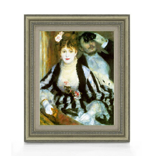 絵自体（キャンバス）の大きさ　410×318mm 表面アクリル透明保護板　額縁吊り紐　付属 ※一部在庫商品は早期出荷可能の場合がございます。 お急ぎに際は別途Eメールにてお問い合わせください。 お問い合わせメールアドレス 　shopmaster@artrest.jp 【留意事項】 ※注文個数によりお届け日が変わることがあります。 ※直筆仕上げ商品のため色彩が若干異なる場合がございますので 予めご了承くださいませ。 絵画 販売 インテリア 油絵 油彩 壁掛け 複製画 風景画 ゴッホ モネ ルノワール その他 静物画 肖像画 アート プレゼント 開業祝い 退職祝い 新築祝い 玄関 リビングアート 風水 縁起 フレーム 贈り物ルノワール 桟敷