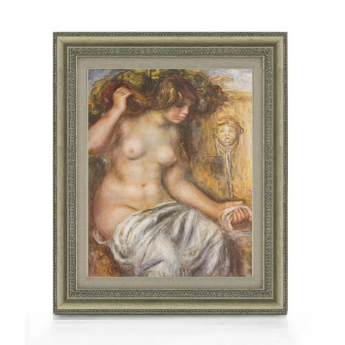 絵自体（キャンバス）の大きさ　410×318mm 表面アクリル透明保護板　額縁吊り紐　付属 ※一部在庫商品は早期出荷可能の場合がございます。 お急ぎに際は別途Eメールにてお問い合わせください。 お問い合わせメールアドレス 　shopmaster@artrest.jp 【留意事項】 ※注文個数によりお届け日が変わることがあります。 ※直筆仕上げ商品のため色彩が若干異なる場合がございますので 予めご了承くださいませ。 絵画 販売 インテリア 油絵 油彩 壁掛け 複製画 風景画 ゴッホ モネ ルノワール その他 静物画 肖像画 アート プレゼント 開業祝い 退職祝い 新築祝い 玄関 リビングアート 風水 縁起 フレーム 贈り物ルノワール 泉に寄る女