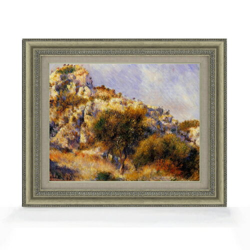 絵自体（キャンバス）の大きさ　410×318mm 表面アクリル透明保護板　額縁吊り紐　付属 ※一部在庫商品は早期出荷可能の場合がございます。 お急ぎに際は別途Eメールにてお問い合わせください。 お問い合わせメールアドレス 　shopmaster@artrest.jp 【留意事項】 ※注文個数によりお届け日が変わることがあります。 ※直筆仕上げ商品のため色彩が若干異なる場合がございますので 予めご了承くださいませ。 絵画 販売 インテリア 油絵 油彩 壁掛け 複製画 風景画 ゴッホ モネ ルノワール その他 静物画 肖像画 アート プレゼント 開業祝い 退職祝い 新築祝い 玄関 リビングアート 風水 縁起 フレーム 贈り物ルノワール エスタックの崖