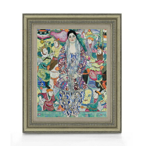 【油絵 直筆仕上げ】クリムト Portrait of Friedericke Maria Beer F6 【額入り】 絵画 販売 6号 油彩 抽象画 558×467mm 複製画 送料無料 プレゼント ギフト 開店祝い 開業祝い 退職祝い 新築祝い リビング 玄関 モダン アートフレーム 壁掛け