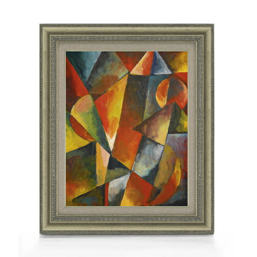 【油絵 直筆仕上げ】トップ　無題（1919） F6 【額入り】 絵画 販売 6号 油彩 抽象画 558×467mm 複製画..