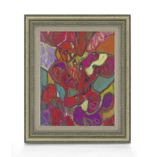 【油絵 直筆仕上げ】ヘルツェル フィギュラーレ・コンポジション F6 【額入り】 絵画 販売 6号 油彩 抽..