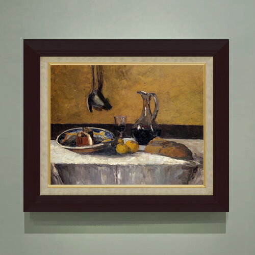 Rakuten - 【油絵 直筆仕上げ】ピサロ Still Life F6 【額入り】 絵画 販売 6号 油彩 静物画 556×465mm 複製画 送料無料 プレゼント ギフト 開店祝い 開業祝い 退職祝い 新築祝い リビング 玄関 モダン アートフレーム 壁掛け