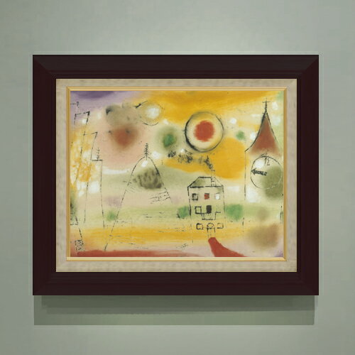 パウル・クレー WinterDay,Shortly before Noon F6  絵画 販売 6号 油彩 抽象画 556×465mm 複製画 送料無料 プレゼント ギフト 開店祝い 開業祝い 退職祝い 新築祝い リビング 玄関 モダン アートフレーム 壁掛け