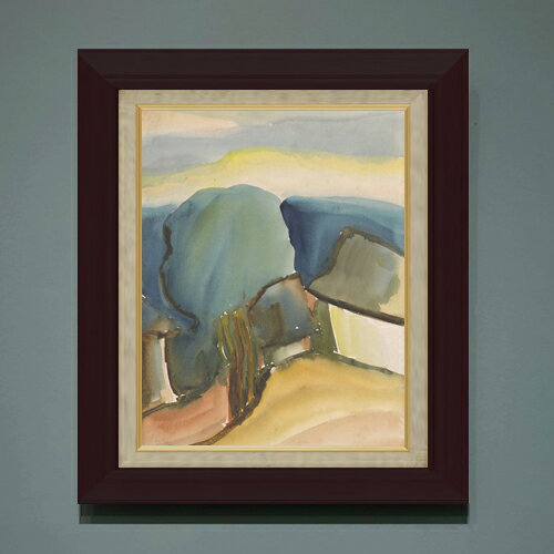 人物畫 - 【油絵 直筆仕上げ】パルジャイ ヒルサイド F6 【額入り】 絵画 販売 6号 油彩 抽象画 556×465mm 複製画 送料無料 プレゼント ギフト 開店祝い 開業祝い 退職祝い 新築祝い リビング 玄関 モダン アートフレーム 壁掛け