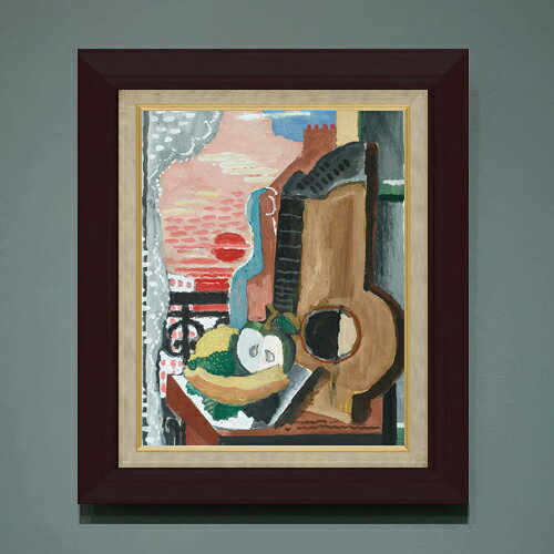 マルクーシス Nature Morte Devant La Fentre F6  絵画 販売 6号 油彩 抽象画 556×465mm 複製画 送料無料 プレゼント ギフト 開店祝い 開業祝い 退職祝い 新築祝い リビング 玄関 モダン アートフレーム 壁掛け