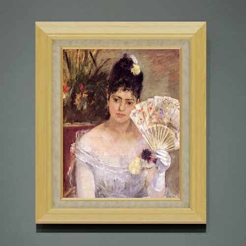 Rakuten - 【油絵 直筆仕上げ】ベルト・モリゾ パーティで F6 【額入り】 絵画 販売 6号 油彩 人物画 556×465mm 複製画 送料無料 プレゼント ギフト 開店祝い 開業祝い 退職祝い 新築祝い リビング 玄関 モダン アートフレーム 壁掛け