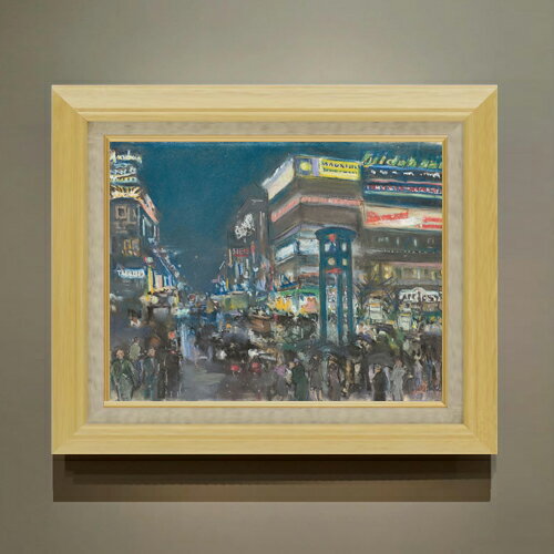 Rakuten - 【油絵 直筆仕上げ】パシュケ ポツダム広場 F6 【額入り】 絵画 販売 6号 油彩 抽象画 556×465mm 複製画 送料無料 プレゼント ギフト 開店祝い 開業祝い 退職祝い 新築祝い リビング 玄関 モダン アートフレーム 壁掛け