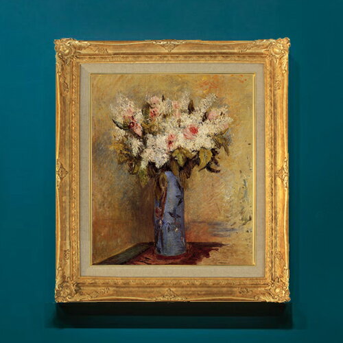 絵自体（キャンバス）の大きさ　455×380mm 表面アクリル透明保護板　額縁吊り紐　付属 ※一部在庫商品は早期出荷可能の場合がございます。 お急ぎに際は別途Eメールにてお問い合わせください。 お問い合わせメールアドレス 　shopmaster@artrest.jp 【留意事項】 ※注文個数によりお届け日が変わることがあります。 ※直筆仕上げ商品のため色彩が若干異なる場合がございますので 予めご了承くださいませ。 絵画 販売 インテリア 油絵 油彩 壁掛け 複製画 風景画 ゴッホ モネ ルノワール その他 静物画 肖像画 アート プレゼント 開業祝い 退職祝い 新築祝い 玄関 リビングアート 風水 縁起 フレーム 贈り物ルノワール ライラックとバラ