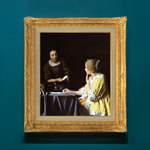 絵自体（キャンバス）の大きさ　455×380mm 表面アクリル透明保護板　額縁吊り紐　付属 ※一部在庫商品は早期出荷可能の場合がございます。 お急ぎに際は別途Eメールにてお問い合わせください。 お問い合わせメールアドレス 　shopmaster@artrest.jp 【留意事項】 ※注文個数によりお届け日が変わることがあります。 ※直筆仕上げ商品のため色彩が若干異なる場合がございますので 予めご了承くださいませ。 絵画 販売 インテリア 油絵 油彩 壁掛け 複製画 風景画 ゴッホ モネ ルノワール その他 静物画 肖像画 アート プレゼント 開業祝い 退職祝い 新築祝い 玄関 リビングアート 風水 縁起 フレーム 贈り物フェルメール 婦人と召使