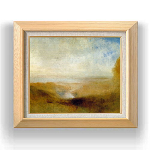 絵自体（キャンバス）の大きさ　455×380mm 【お届け日数】 ご注文日から　8-12日以内　に到着いたします。 ※一部在庫商品は早期出荷可能の場合がございます。 お急ぎに際は別途Eメールにてお問い合わせください。 お問い合わせメールアドレス 　shopmaster@artrest.jp 【留意事項】 ※注文個数によりお届け日が変わることがあります。 ※直筆仕上げ商品のため色彩が若干異なる場合がございますので 予めご了承くださいませ。 絵画 販売 インテリア 油絵 油彩 壁掛け 複製画 風景画 ゴッホ モネ ルノワール その他 静物画 肖像画 アート プレゼント 開業祝い 退職祝い 新築祝い 玄関 リビングアート 風水 縁起 フレーム 贈り物ターナー 遠くの川と入り江の風景