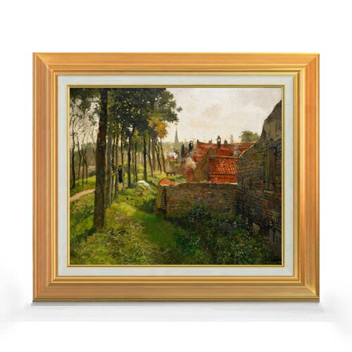 【油絵 直筆仕上げ】フリット・タヴロー プリーストにて F8 【アップグレード額】 絵画 販売 8号 油彩 ..