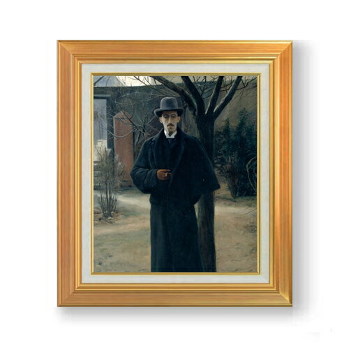 【油絵 直筆仕上げ】ルシニョール Portrait of Miquel Utrillo F8 【アップグレード額】 絵画 販売 8号..