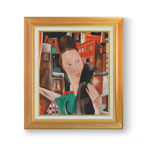 ������ ľɮ�ž夲�ۥ���ƥ��ޥ� Frau und schwarze Katze F8 �ڥ��åץ��졼�ɳۡ� ���� ���� 8�� ���� ��ݲ� 592��518mm...