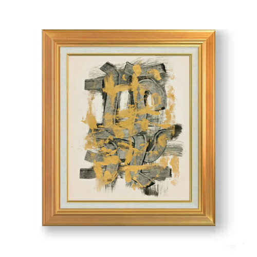 【油絵 直筆仕上げ】スースター 抽象的なモチーフ F8 【アップグレード額】 絵画 販売 8号 油彩 抽象画 592×518mm 複製画 送料無料 プレゼント ギフト 開店祝い 開業祝い 退職祝い 新築祝い リビング 玄関 モダン 近代アート 壁掛け