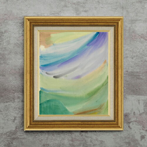 抽象画 - 【油絵 直筆仕上げ】ウィーナー Farbstudien、10 F8 【アップグレード額】 絵画 販売 8号 油彩抽象画 596×522mm 複製画 送料無料 プレゼント ギフト 開店祝い 開業祝い 退職祝い 新築祝い リビング 玄関 モダン 近代アート 壁掛け