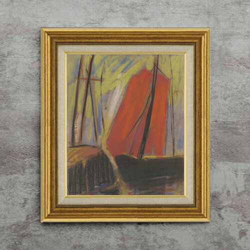 絵自体（キャンバス）の大きさ　455×380mm 表面アクリル透明保護板　額縁吊り紐　付属 ※一部在庫商品は早期出荷可能の場合がございます。 お急ぎに際は別途Eメールにてお問い合わせください。 お問い合わせメールアドレス 　shopmaster@artrest.jp 【留意事項】 ※注文個数によりお届け日が変わることがあります。 ※直筆仕上げ商品のため色彩が若干異なる場合がございますので 予めご了承くださいませ。 絵画 販売 インテリア 油絵 油彩 壁掛け 複製画 風景画 ゴッホ モネ ルノワール その他 静物画 肖像画 アート プレゼント 開業祝い 退職祝い 新築祝い 玄関 リビングアート 風水 縁起 フレーム 贈り物 -----------------------------------------------------------パルジャイ 赤いヨット