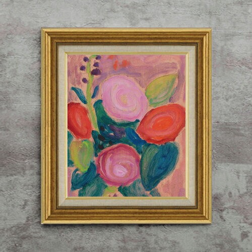【油絵 直筆仕上げ】ヤウレンスキー 花瓶の中のブルーメンシュトラウス ...(3.0)