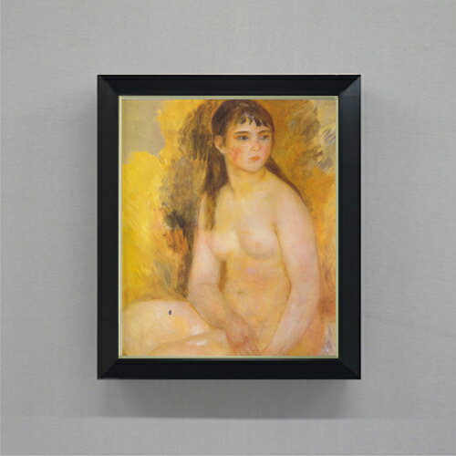 【油絵 直筆仕上げ】ルノワール 裸婦 F8 【シンプルフレーム】 絵画 販売 8号 油彩 風景画 485×410mm ..