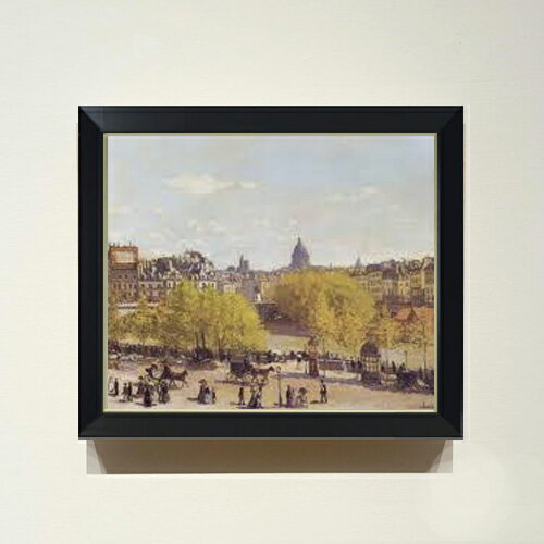 絵自体（キャンバス）の大きさ　455×380mm 表面アクリル透明保護板　額縁吊り紐　付属 ※一部在庫商品は早期出荷可能の場合がございます。 お急ぎに際は別途Eメールにてお問い合わせください。 お問い合わせメールアドレス 　shopmaster@artrest.jp 【留意事項】 ※注文個数によりお届け日が変わることがあります。 ※直筆仕上げ商品のため色彩が若干異なる場合がございますので 予めご了承くださいませ。 絵画 販売 インテリア 油絵 油彩 壁掛け 複製画 風景画 ゴッホ モネ ルノワール その他 静物画 肖像画 アート プレゼント 開業祝い 退職祝い 新築祝い 玄関 リビングアート 風水 縁起 フレーム 贈り物クロード・モネ ルーヴル河岸