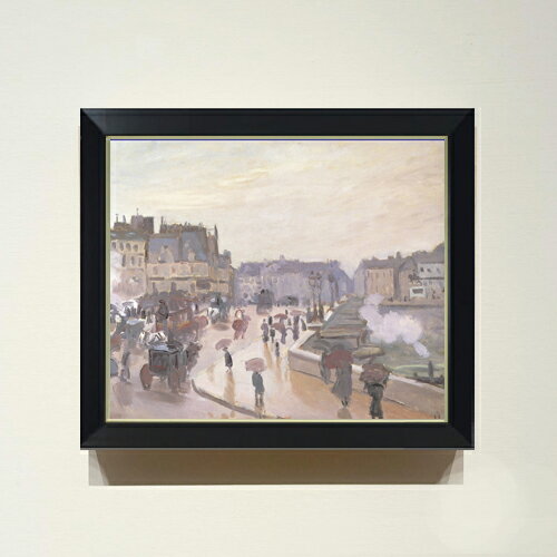 絵自体（キャンバス）の大きさ　455×380mm 表面アクリル透明保護板　額縁吊り紐　付属 ※一部在庫商品は早期出荷可能の場合がございます。 お急ぎに際は別途Eメールにてお問い合わせください。 お問い合わせメールアドレス 　shopmaster@artrest.jp 【留意事項】 ※注文個数によりお届け日が変わることがあります。 ※直筆仕上げ商品のため色彩が若干異なる場合がございますので 予めご了承くださいませ。 絵画 販売 インテリア 油絵 油彩 壁掛け 複製画 風景画 ゴッホ モネ ルノワール その他 静物画 肖像画 アート プレゼント 開業祝い 退職祝い 新築祝い 玄関 リビングアート 風水 縁起 フレーム 贈り物クロード・モネ パリのポン・ヌフ