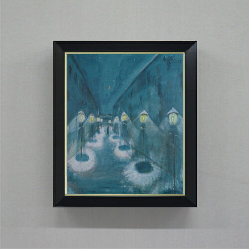 【油絵 直筆仕上げ】グラマテ ネヒトリッヒ通り F8 【シンプルフレーム】 絵画 販売 8号 油彩 抽象画 4..