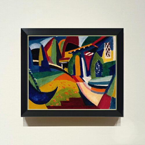 Abstract - 【油絵 直筆仕上げ】サイエン シェヘラザード F8 【シンプルフレーム】 絵画 販売 8号 油彩 抽象画 485×410mm 複製画 送料無料 プレゼント ギフト 開店祝い 開業祝い 退職祝い 新築祝い リビング 玄関 モダン 近代アート 壁掛け