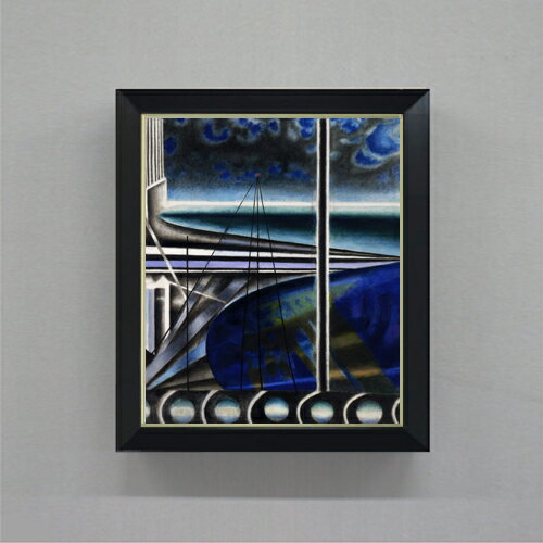 【油絵 直筆仕上げ】ステラ メトロポリタン港 F8 【シンプルフレーム】 絵画 販売 8号 油彩 抽象画 485..