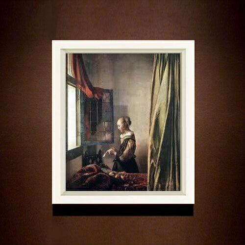 絵自体（キャンバス）の大きさ　455×380mm 表面アクリル透明保護板　額縁吊り紐　付属 ※一部在庫商品は早期出荷可能の場合がございます。 お急ぎに際は別途Eメールにてお問い合わせください。 お問い合わせメールアドレス 　shopmaster@artrest.jp 【留意事項】 ※注文個数によりお届け日が変わることがあります。 ※直筆仕上げ商品のため色彩が若干異なる場合がございますので 予めご了承くださいませ。 絵画 販売 インテリア 油絵 油彩 壁掛け 複製画 風景画 ゴッホ モネ ルノワール その他 静物画 肖像画 アート プレゼント 開業祝い 退職祝い 新築祝い 玄関 リビングアート 風水 縁起 フレーム 贈り物フェルメール 窓辺で手紙を読む女