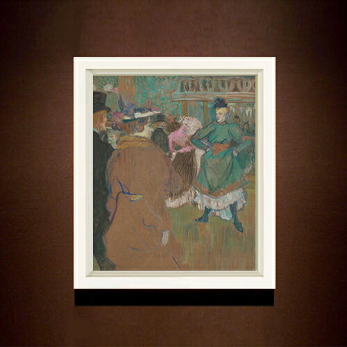 絵自体（キャンバス）の大きさ　455×380mm 表面アクリル透明保護板　額縁吊り紐　付属 ※一部在庫商品は早期出荷可能の場合がございます。 お急ぎに際は別途Eメールにてお問い合わせください。 お問い合わせメールアドレス 　shopmaster@artrest.jp 【留意事項】 ※注文個数によりお届け日が変わることがあります。 ※直筆仕上げ商品のため色彩が若干異なる場合がございますので 予めご了承くださいませ。 絵画 販売 インテリア 油絵 油彩 壁掛け 複製画 風景画 ゴッホ モネ ルノワール その他 静物画 肖像画 アート プレゼント 開業祝い 退職祝い 新築祝い 玄関 リビングアート 風水 縁起 フレーム 贈り物ロートレック ムーラン・ルージュのカドリール