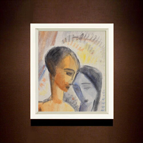 【油絵 直筆仕上げ】ヨハンセン パール（1921） F8 【シンプルフレーム】 絵画 販売 8号 油彩 抽象画 485×410mm 複製画 送料無料 プレゼント ギフト 開店祝い 開業祝い 退職祝い 新築祝い リビング 玄関 モダン 近代アート 壁掛け