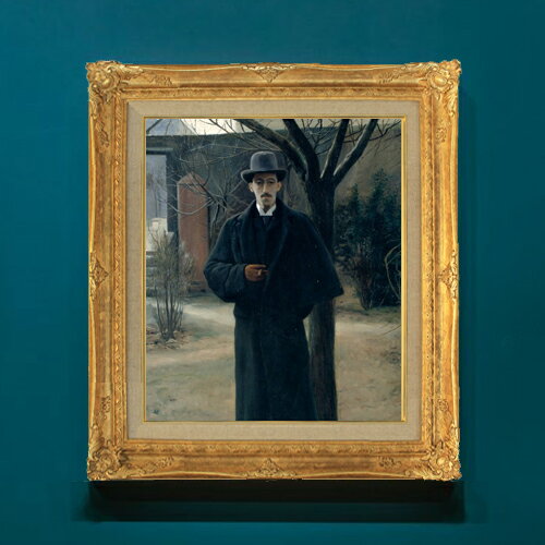 Rakuten - 【油絵 直筆仕上げ】ルシニョール Portrait of Miquel Utrillo F8 【アップグレード額】 絵画 販売 8号 油彩 人物画 593×518mm 複製画 送料無料 プレゼント ギフト 開店祝い 開業祝い 退職祝い 新築祝い リビングアートフレーム 壁掛け