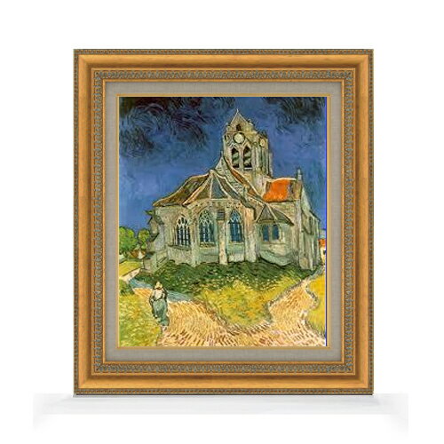 絵自体（キャンバス）の大きさ　455×380mm 表面アクリル透明保護板　額縁吊り紐　付属 ※一部在庫商品は早期出荷可能の場合がございます。 お急ぎに際は別途Eメールにてお問い合わせください。 お問い合わせメールアドレス 　shopmaster@artrest.jp 【留意事項】 ※注文個数によりお届け日が変わることがあります。 ※直筆仕上げ商品のため色彩が若干異なる場合がございますので 予めご了承くださいませ。 絵画 販売 インテリア 油絵 油彩 壁掛け 複製画 風景画 ゴッホ モネ ルノワール その他 静物画 肖像画 アート プレゼント 開業祝い 退職祝い 新築祝い 玄関 リビングアート 風水 縁起 フレーム 贈り物ゴッホ オーヴェルの教会