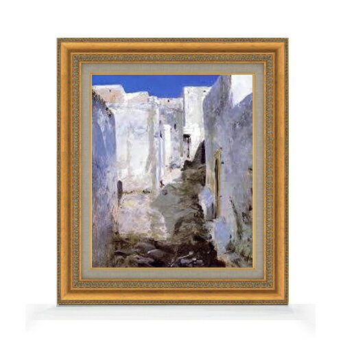 絵自体（キャンバス）の大きさ　455×380mm 表面アクリル透明保護板　額縁吊り紐　付属 ※一部在庫商品は早期出荷可能の場合がございます。 お急ぎに際は別途Eメールにてお問い合わせください。 お問い合わせメールアドレス 　shopmaster@artrest.jp 【留意事項】 ※注文個数によりお届け日が変わることがあります。 ※直筆仕上げ商品のため色彩が若干異なる場合がございますので 予めご了承くださいませ。 絵画 販売 インテリア 油絵 油彩 壁掛け 複製画 風景画 ゴッホ モネ ルノワール その他 静物画 肖像画 アート プレゼント 開業祝い 退職祝い 新築祝い 玄関 リビングアート 風水 縁起 フレーム 贈り物サージェント アルジェーの通り