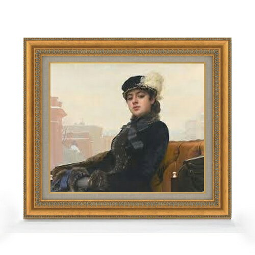 絵自体（キャンバス）の大きさ　455×380mm 表面アクリル透明保護板　額縁吊り紐　付属 ※一部在庫商品は早期出荷可能の場合がございます。 お急ぎに際は別途Eメールにてお問い合わせください。 お問い合わせメールアドレス 　shopmaster@artrest.jp 【留意事項】 ※注文個数によりお届け日が変わることがあります。 ※直筆仕上げ商品のため色彩が若干異なる場合がございますので 予めご了承くださいませ。 絵画 販売 インテリア 油絵 油彩 壁掛け 複製画 風景画 ゴッホ モネ ルノワール その他 静物画 肖像画 アート プレゼント 開業祝い 退職祝い 新築祝い 玄関 リビングアート 風水 縁起 フレーム 贈り物クラムスコイ 忘れえぬ人