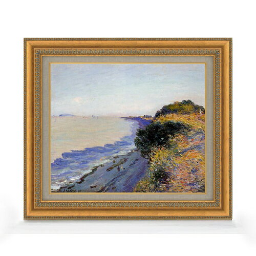【油絵 直筆仕上げ】シスレー ブリストル運河 F8 【額入り】 絵画 販売 8号 油彩 風景画 602×528mm 複製画 送料無料 プレゼント ギフト 開店祝い 開業祝い 退職祝い 新築祝い リビング 玄関 モダン アートフレーム 壁掛け ラッピング可 油彩