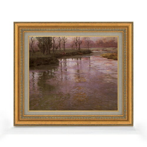 絵自体（キャンバス）の大きさ　455×380mm 表面アクリル透明保護板　額縁吊り紐　付属 ※一部在庫商品は早期出荷可能の場合がございます。 お急ぎに際は別途Eメールにてお問い合わせください。 お問い合わせメールアドレス 　shopmaster@artrest.jp 【留意事項】 ※注文個数によりお届け日が変わることがあります。 ※直筆仕上げ商品のため色彩が若干異なる場合がございますので 予めご了承くださいませ。 絵画 販売 インテリア 油絵 油彩 壁掛け 複製画 風景画 ゴッホ モネ ルノワール その他 静物画 肖像画 アート プレゼント 開業祝い 退職祝い 新築祝い 玄関 リビングアート 風水 縁起 フレーム 贈り物フリット・タヴロー フレンチリバー