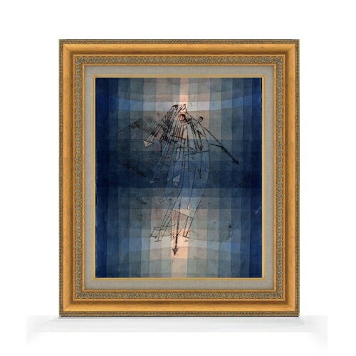 【油絵 直筆仕上げ】パウル・クレー 蛾の踊り F8 【額入り】 絵画 販売 8号 油彩 抽象画 602×528mm 複製画 送料無料 プレゼント ギフト 開店祝...