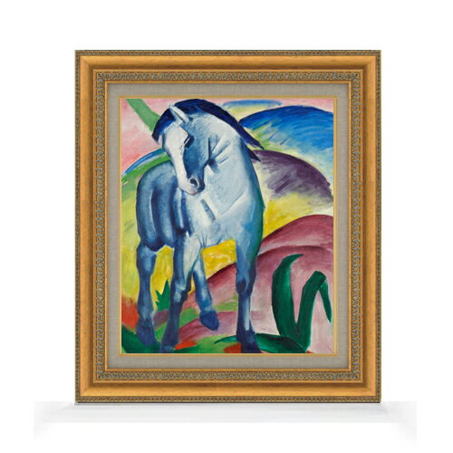 絵自体（キャンバス）の大きさ　455×380mm 表面アクリル透明保護板　額縁吊り紐　付属 ※一部在庫商品は早期出荷可能の場合がございます。 お急ぎに際は別途Eメールにてお問い合わせください。 お問い合わせメールアドレス 　shopmaster@artrest.jp 【留意事項】 ※注文個数によりお届け日が変わることがあります。 ※直筆仕上げ商品のため色彩が若干異なる場合がございますので 予めご了承くださいませ。 絵画 販売 インテリア 油絵 油彩 壁掛け 複製画 風景画 ゴッホ モネ ルノワール その他 静物画 肖像画 アート プレゼント 開業祝い 退職祝い 新築祝い 玄関 リビングアート 風水 縁起 フレーム 贈り物フランツ Blue Horse