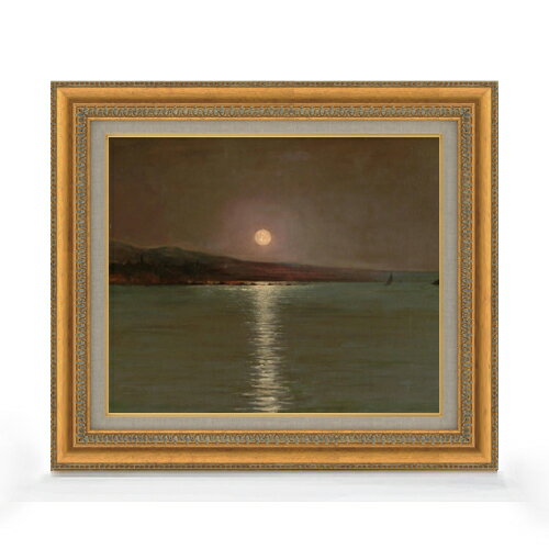 【油絵 直筆仕上げ】ゾナロ Full Moon F8 【額入り】 絵画 販売 8号 油彩 風景画 602×528mm 複製画 送料無料 プレゼント ギフト 開店祝い 開業祝い 退職祝い 新築祝い リビング 玄関 モダン アートフレーム 壁掛け