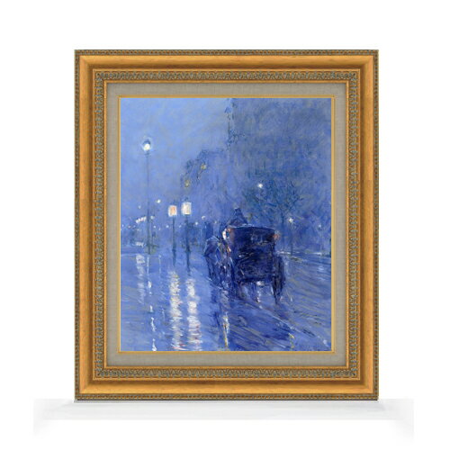 絵自体（キャンバス）の大きさ　455×380mm 表面アクリル透明保護板　額縁吊り紐　付属 ※一部在庫商品は早期出荷可能の場合がございます。 お急ぎに際は別途Eメールにてお問い合わせください。 お問い合わせメールアドレス 　shopmaster@artrest.jp 【留意事項】 ※注文個数によりお届け日が変わることがあります。 ※直筆仕上げ商品のため色彩が若干異なる場合がございますので 予めご了承くださいませ。 絵画 販売 インテリア 油絵 油彩 壁掛け 複製画 風景画 ゴッホ モネ ルノワール その他 静物画 肖像画 アート プレゼント 開業祝い 退職祝い 新築祝い 玄関 リビングアート 風水 縁起 フレーム 贈り物フレデリック・チャイルド・ハッサム