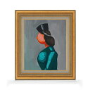 【油絵 直筆仕上げ】ウィーナー Ohne Title F8 【額入り】 絵画 販売 8号 油彩 抽象画 602×528mm 複製画 送料無料 プレゼント ギフト 開店祝い 開業祝い 退職祝い 新築祝い リビング 玄関 モダン アートフレーム 壁掛け