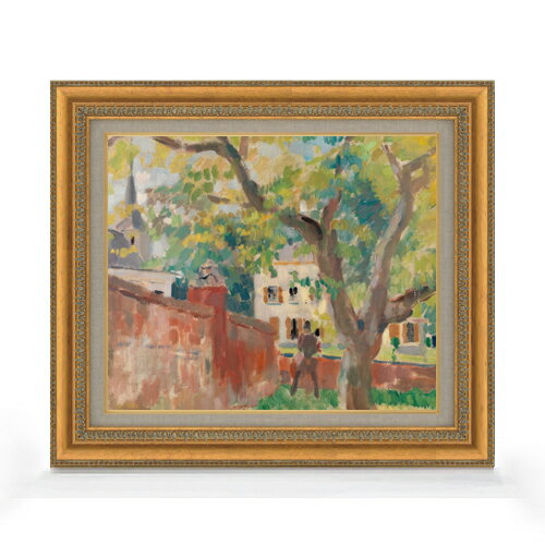 Rakuten - 【油絵 直筆仕上げ】ウーターズ 古いクルミの木 F8 【額入り】 絵画 販売 8号 油彩 抽象画 602×528mm 複製画 送料無料 プレゼント ギフト 開店祝い 開業祝い 退職祝い 新築祝い リビング 玄関 モダン アートフレーム 壁掛け