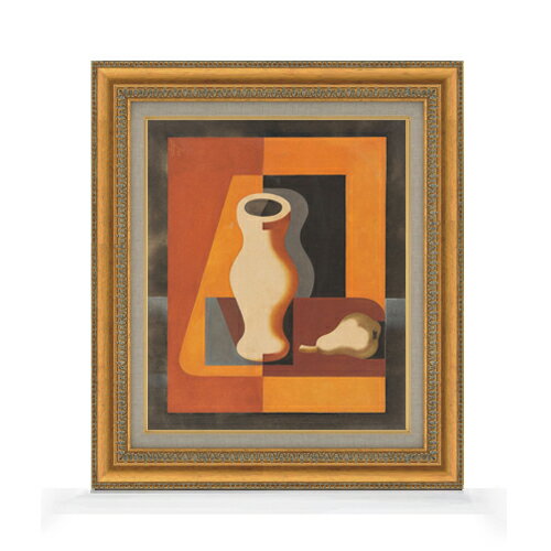 【油絵 直筆仕上げ】ホエール シュティレーベン・ミット・クリュッグとビルネ F8 【額入り】 絵画 販売 8号 油彩 抽象画 602×528mm 複製画 送料無料 プレゼント ギフト 開店祝い 開業祝い 退職祝い 新築祝い リビング 玄関 モダン アートフレーム 壁掛け