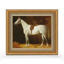 【油絵 直筆仕上げ】エミール・フォルカース 白い馬 F8 【額入り】 絵画 販売 8号 油彩 抽象画 602×528mm 複製画 送料無料 プレゼント ギフト 開店祝い 開業祝い 退職祝い 新築祝い リビング 玄関 モダン アートフレーム 壁掛け