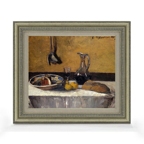 【油絵 直筆仕上げ】ピサロ Still Life F8 【額入り】 絵画 販売 8号 油彩 風景画 602×528mm 複製画 送..