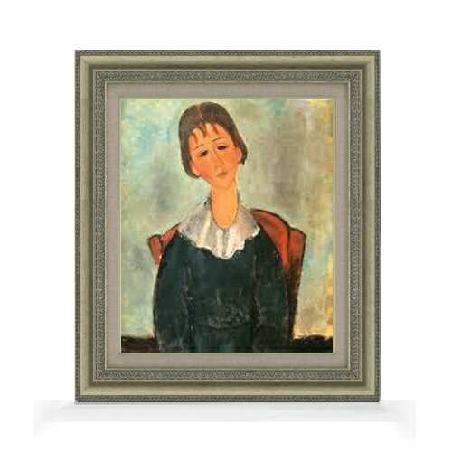 絵自体（キャンバス）の大きさ　455×380mm 表面アクリル透明保護板　額縁吊り紐　付属 ※一部在庫商品は早期出荷可能の場合がございます。 お急ぎに際は別途Eメールにてお問い合わせください。 お問い合わせメールアドレス 　shopmaster@artrest.jp 【留意事項】 ※注文個数によりお届け日が変わることがあります。 ※直筆仕上げ商品のため色彩が若干異なる場合がございますので 予めご了承くださいませ。 絵画 販売 インテリア 油絵 油彩 壁掛け 複製画 風景画 ゴッホ モネ ルノワール その他 静物画 肖像画 アート プレゼント 開業祝い 退職祝い 新築祝い 玄関 リビングアート 風水 縁起 フレーム 贈り物モディリアーニ 少女の肖像