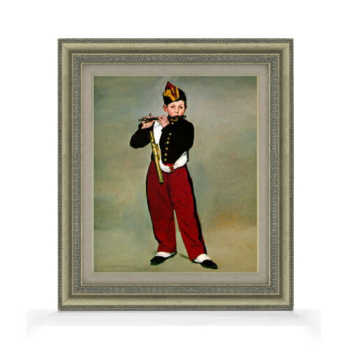 Other - 【油絵 直筆仕上げ】マネ 笛吹く少年 F8 【額入り】 絵画 販売 8号 油彩 風景画 602×528mm 複製画 送料無料 プレゼント ギフト 開店祝い 開業祝い 退職祝い 新築祝い リビング 玄関 モダン アートフレーム 壁掛け